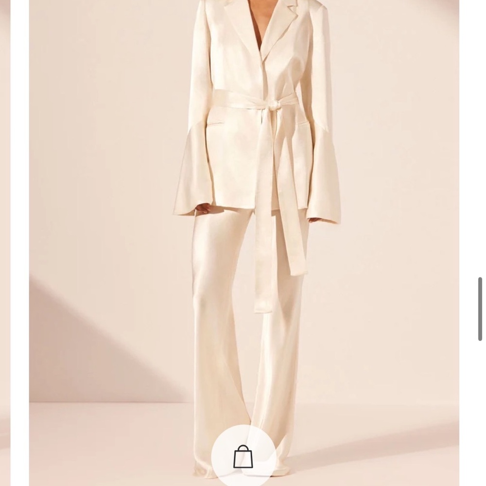 La Lune Flared Sleeve Belted Blazer & Pant by Shona Joy